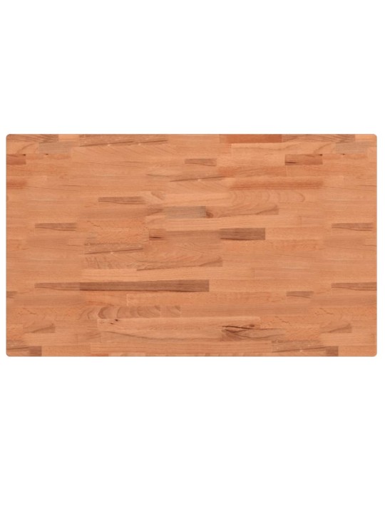 Pracovní stůl 100 x 60 x (73–99,5) cm masivní buk obdélníkový