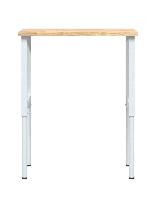 Pracovní stůl 80 x 60 x (71,5–98) cm masivní dubové dřevo