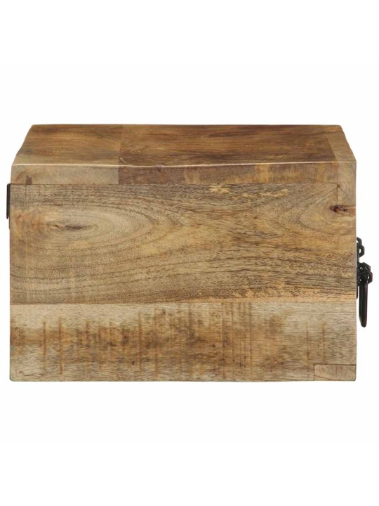 Nástěnná TV skříňka 60 x 30 x 19 cm masivní hrubý mangovník