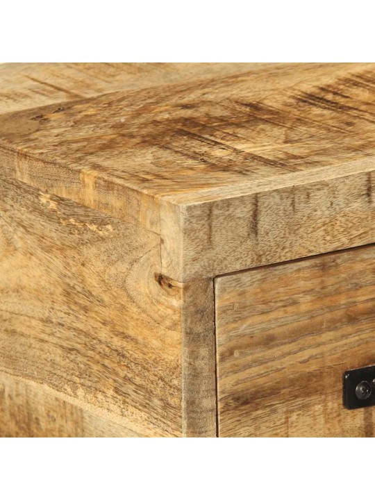 Nástěnná TV skříňka 60 x 30 x 19 cm masivní hrubý mangovník