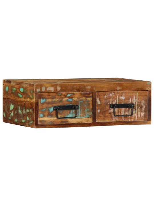 Nástěnná TV skříňka 60 x 30 x 19 cm masivní recyklované dřevo