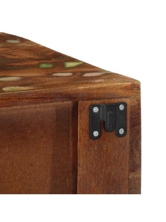 Nástěnná TV skříňka 60 x 30 x 19 cm masivní recyklované dřevo