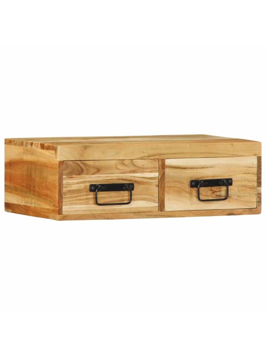 Nástěnná tv skříňka 60 x 30 x 19 cm masivní akáciové dřevo