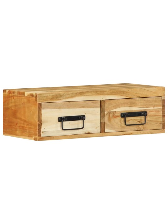 Nástěnná tv skříňka 60 x 30 x 19 cm masivní akáciové dřevo
