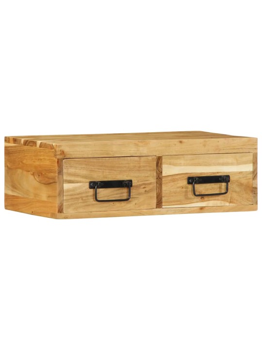 Nástěnná tv skříňka 60 x 30 x 19 cm masivní akáciové dřevo