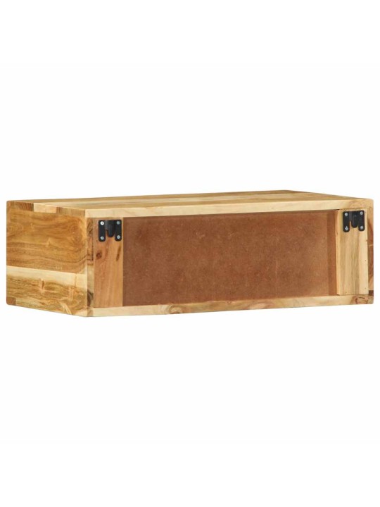 Nástěnná tv skříňka 60 x 30 x 19 cm masivní akáciové dřevo