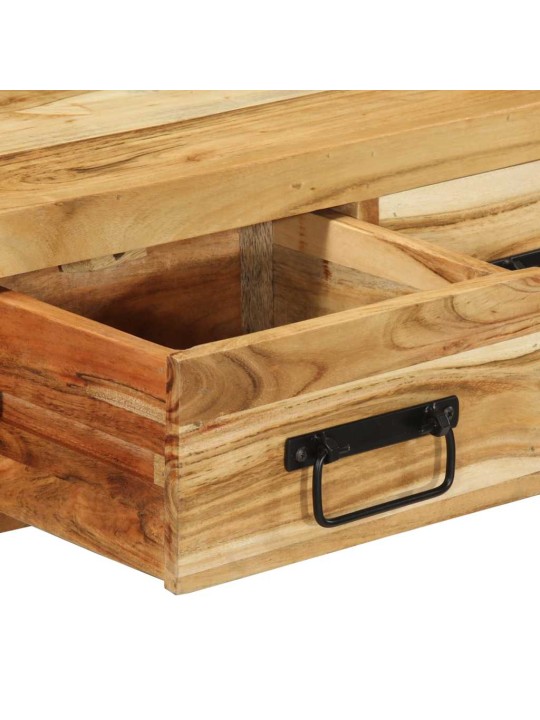 Nástěnná tv skříňka 60 x 30 x 19 cm masivní akáciové dřevo