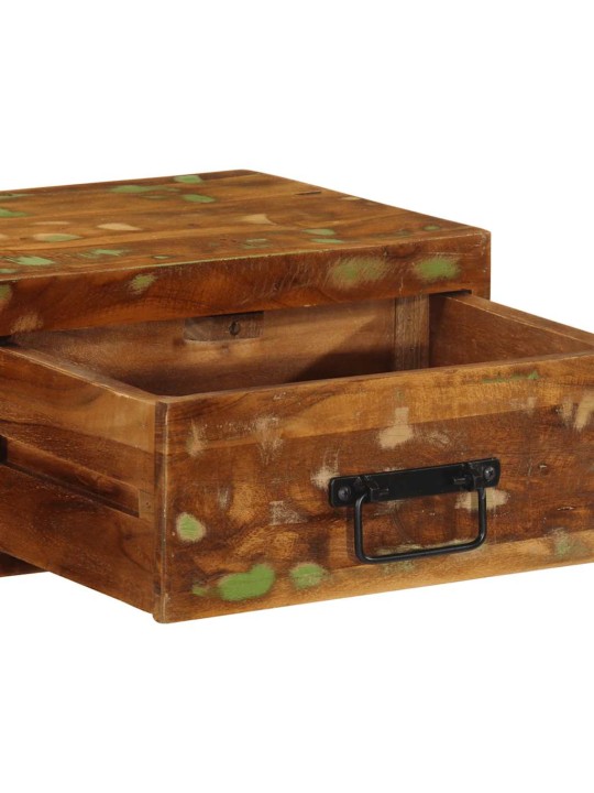 Nástěnná tv skříňka 80 x 30 x 19 cm masivní recyklované dřevo