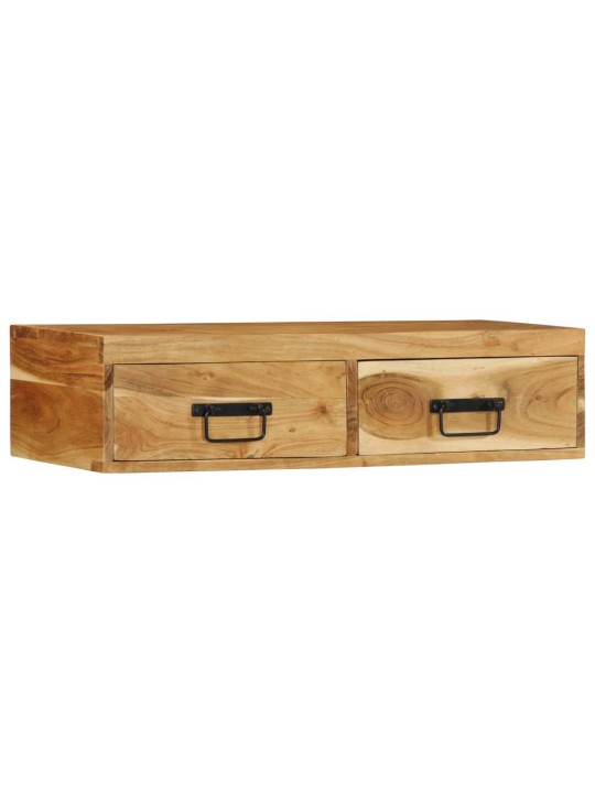 Nástěnná tv skříňka 80 x 30 x 19 cm masivní akáciové dřevo