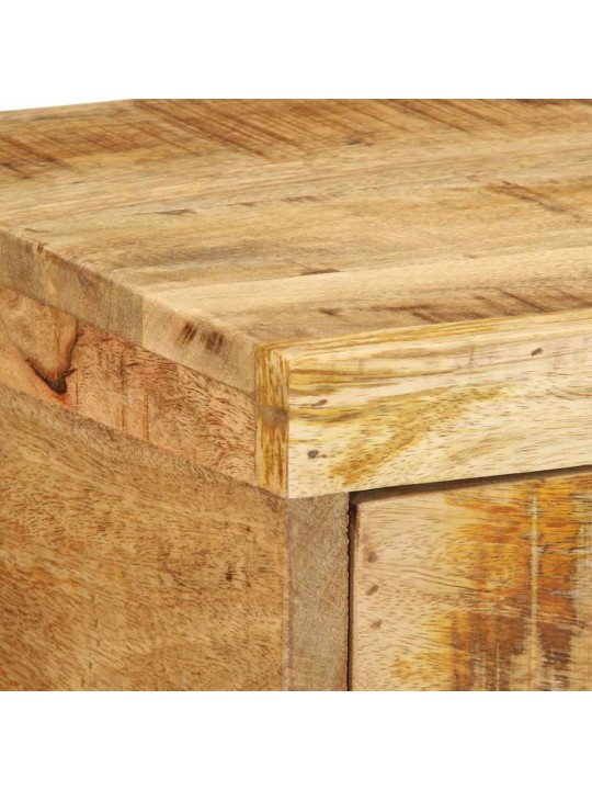 Nástěnná tv skříňka 100 x 30 x 19 cm masivní hrubý mangovník