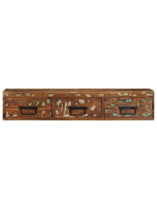 Nástěnná tv skříňka 100 x 30 x 19 cm masivní recyklované dřevo
