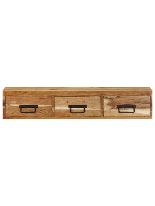 Nástěnná tv skříňka 100 x 30 x 19 cm masivní akáciové dřevo