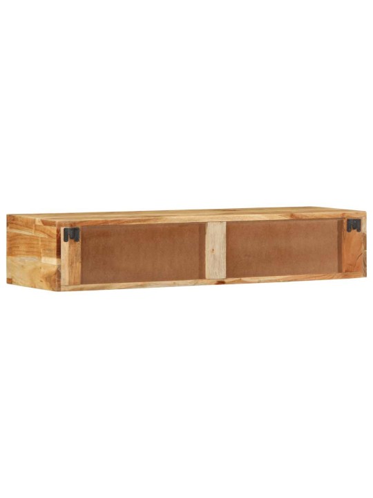 Nástěnná tv skříňka 100 x 30 x 19 cm masivní akáciové dřevo