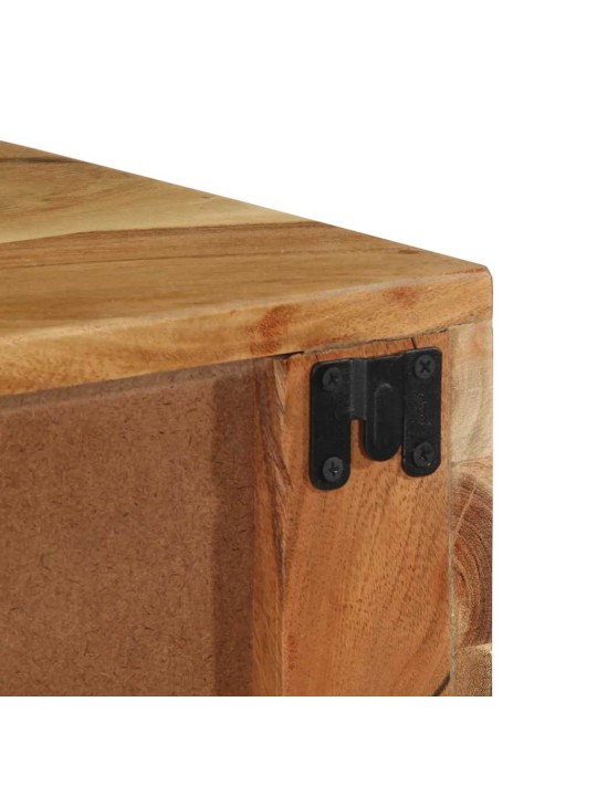 Nástěnná tv skříňka 100 x 30 x 19 cm masivní akáciové dřevo