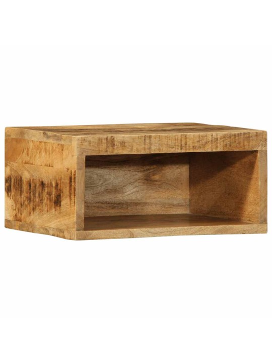 Nástěnná TV skříňka 40 x 30 x 19 cm masivní hrubý mangovník
