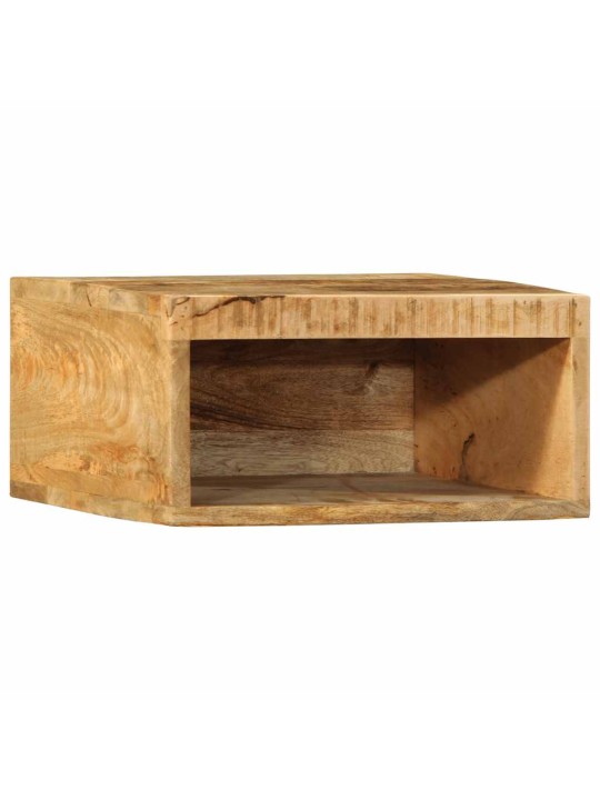 Nástěnná TV skříňka 40 x 30 x 19 cm masivní hrubý mangovník