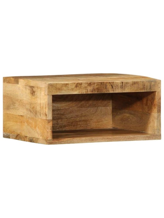 Nástěnná TV skříňka 40 x 30 x 19 cm masivní hrubý mangovník