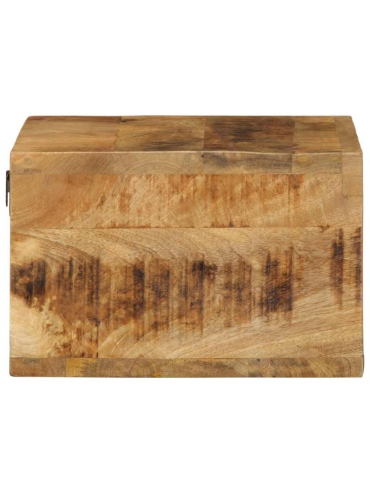 Nástěnná TV skříňka 40 x 30 x 19 cm masivní hrubý mangovník