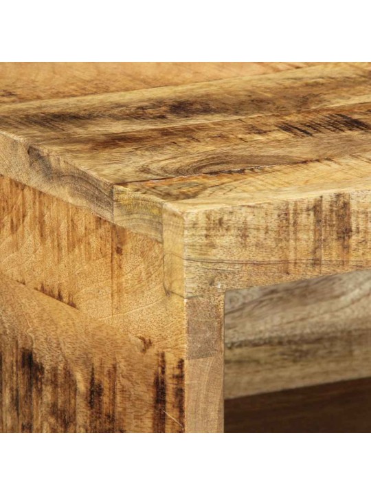 Nástěnná TV skříňka 40 x 30 x 19 cm masivní hrubý mangovník