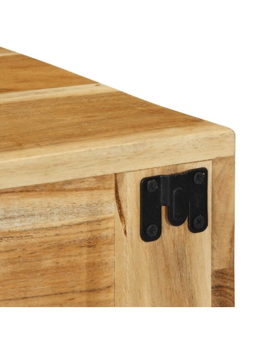 Nástěnná tv skříňka 40 x 30 x 19 cm masivní akáciové dřevo