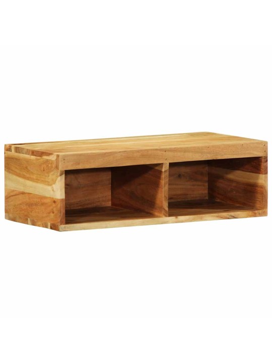 Nástěnná tv skříňka 60 x 30 x 19 cm masivní akáciové dřevo