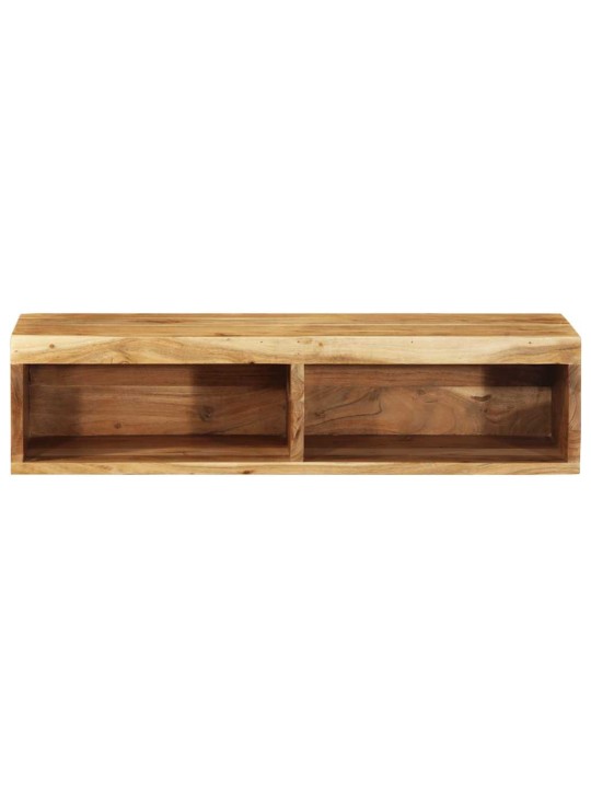 Nástěnná tv skříňka 80 x 30 x 19 cm masivní akáciové dřevo