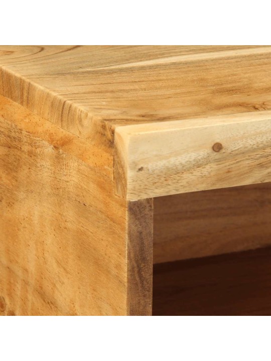 Nástěnná tv skříňka 80 x 30 x 19 cm masivní akáciové dřevo