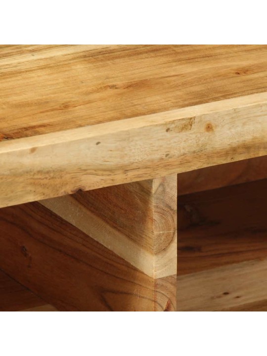 Nástěnná tv skříňka 80 x 30 x 19 cm masivní akáciové dřevo