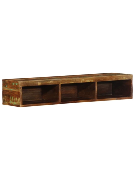 Nástěnná tv skříňka 100 x 30 x 19 cm masivní recyklované dřevo