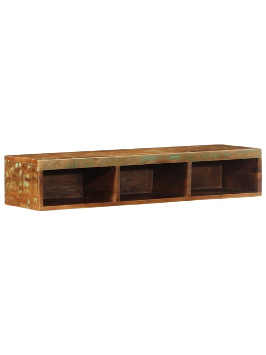 Nástěnná tv skříňka 100 x 30 x 19 cm masivní recyklované dřevo