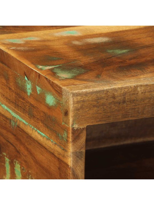 Nástěnná tv skříňka 100 x 30 x 19 cm masivní recyklované dřevo