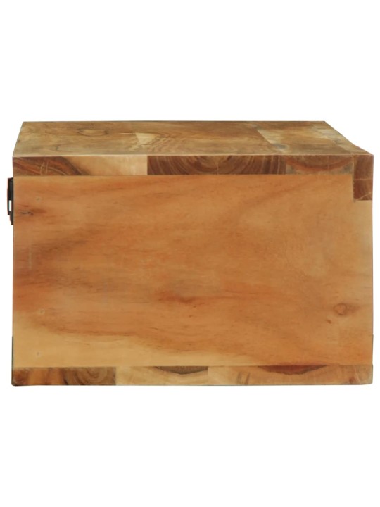 Nástěnná tv skříňka 100 x 30 x 19 cm masivní akáciové dřevo