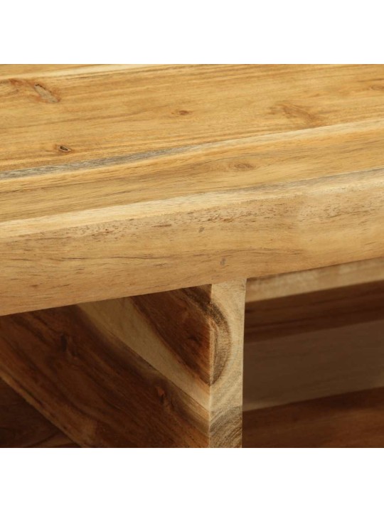 Nástěnná tv skříňka 100 x 30 x 19 cm masivní akáciové dřevo