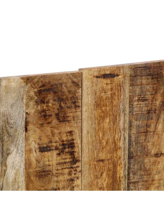 Čelo postele 120 cm masivní hrubé mangovníkové dřevo