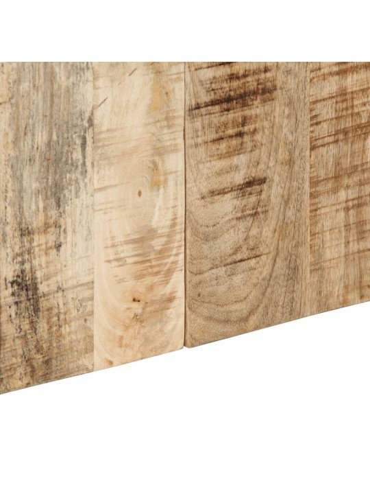 Čelo postele 120 cm masivní hrubé mangovníkové dřevo