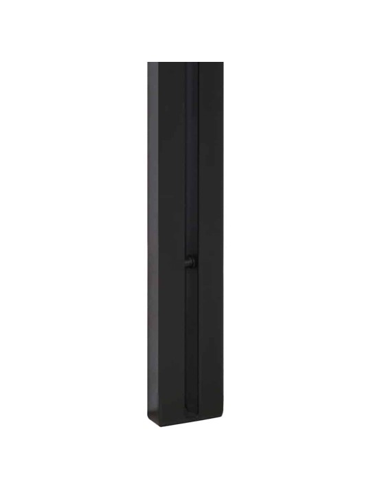 Čelo postele 120 cm z masivního dřeva akácie a železa