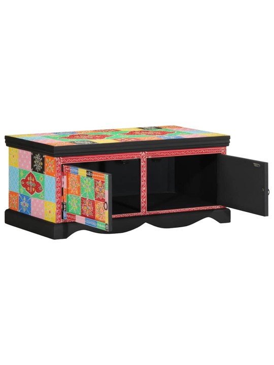 Konferenční stolek multicolour 90x50x40 cm masivní dřevo mango