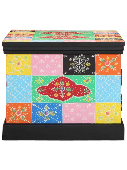 Konferenční stolek multicolour 90x50x40 cm masivní dřevo mango