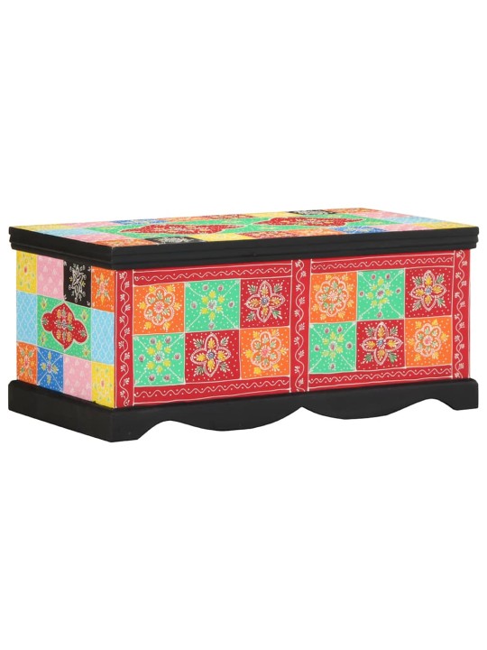 Konferenční stolek multicolour 90x50x40 cm masivní dřevo mango