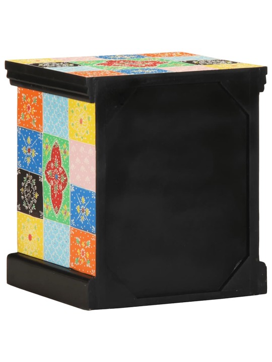 Noční skříňka multicolour 40x35x45 cm masivní dřevo mango