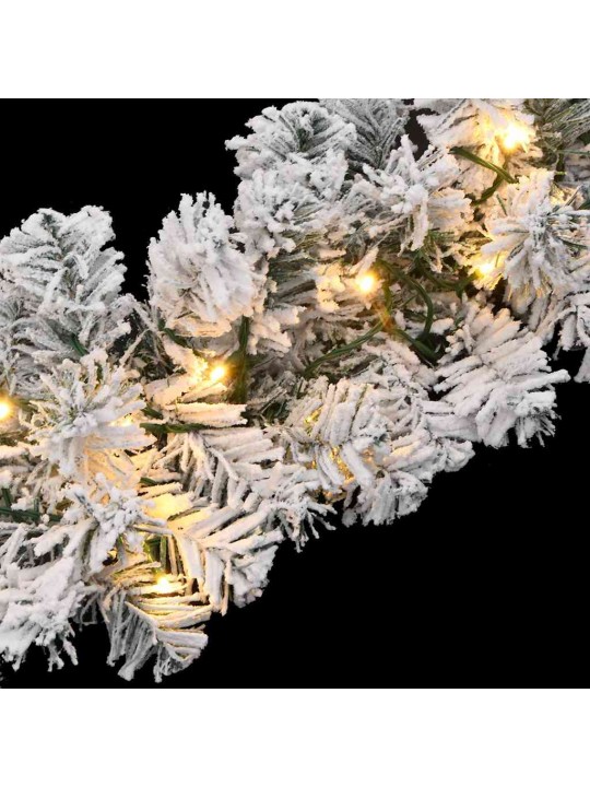 Vánoční girlanda s LED diodami zelená 10 m PVC