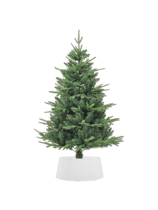 Kryt na stojan vánočního stromku bílý Ø 56 x 23 cm plast