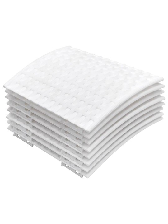 Kryt na stojan vánočního stromku bílý Ø 65 x 23 cm plast
