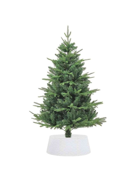 Kryt na stojan vánočního stromku bílý Ø 65 x 23 cm plast