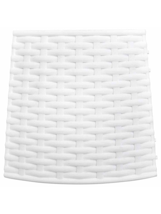 Kryt na stojan vánočního stromku bílý Ø 65 x 23 cm plast