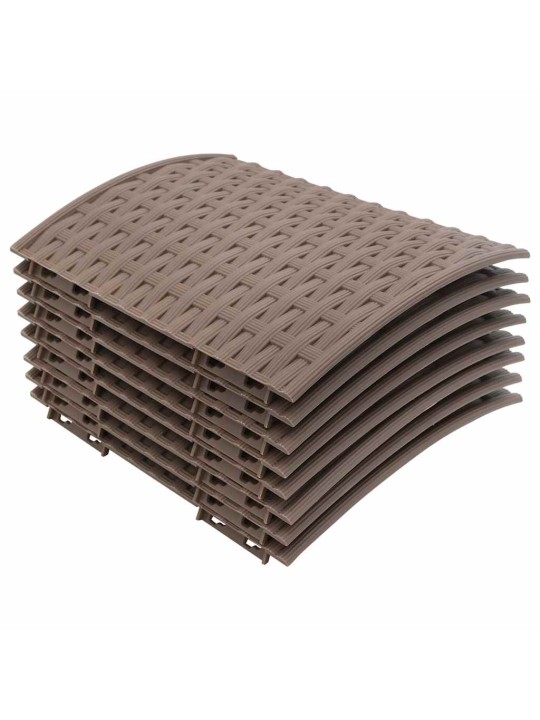 Kryt na stojan vánočního stromku hnědý Ø 65 x 23 cm plast