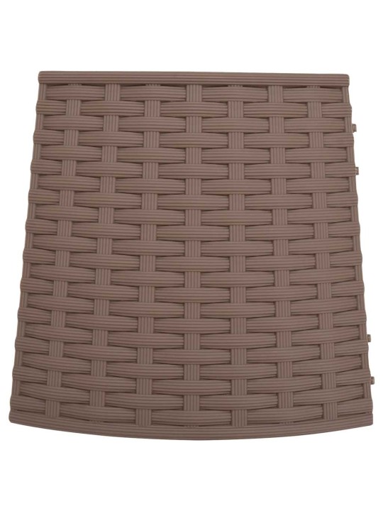 Kryt na stojan vánočního stromku hnědý Ø 65 x 23 cm plast