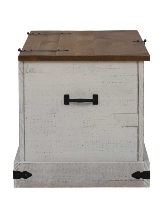 Úložná komoda halden bílý 91x48x47 cm borovicový masiv