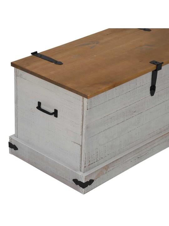 Úložná komoda halden bílý 91x48x47 cm borovicový masiv