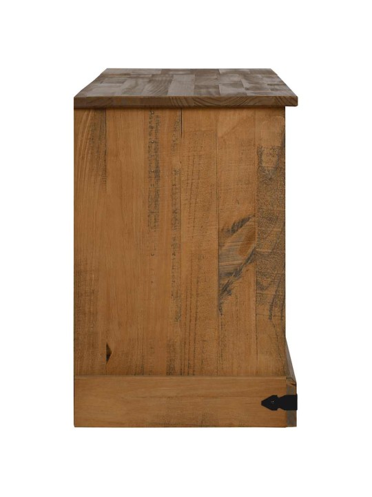 Tv skříňka halden 2 posuvné dveře 150x40x60 cm masivní dřevo